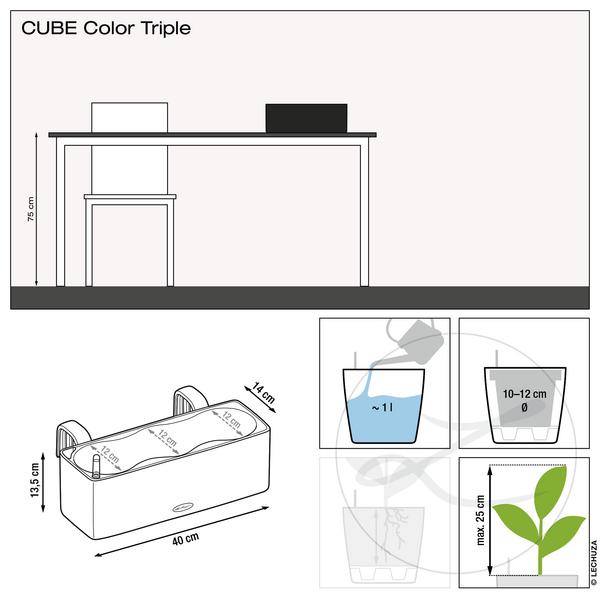 LECHUZA® BALCONISSIMA Color, All-in-One-Set,