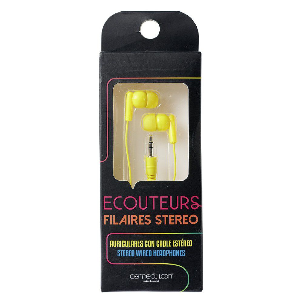 Écouteur filaire intra auriculaire L. 120 cm