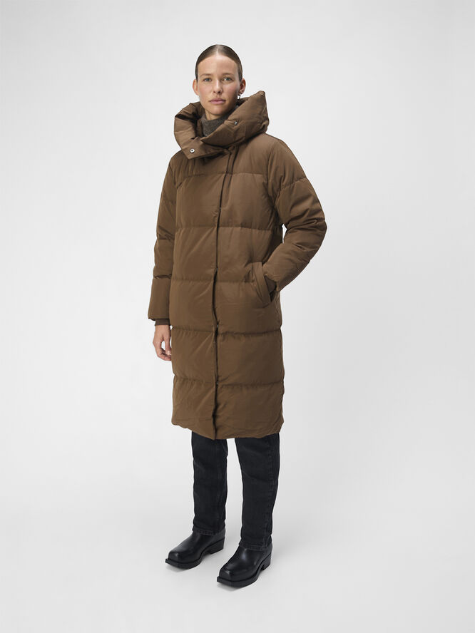 Object OBJLOUISE LONG DOWN JACKET NOOS Dark earth