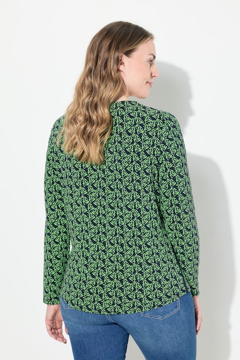 T-Shirt, Rundhals, Langarm, OEKO-TEX Made in Green