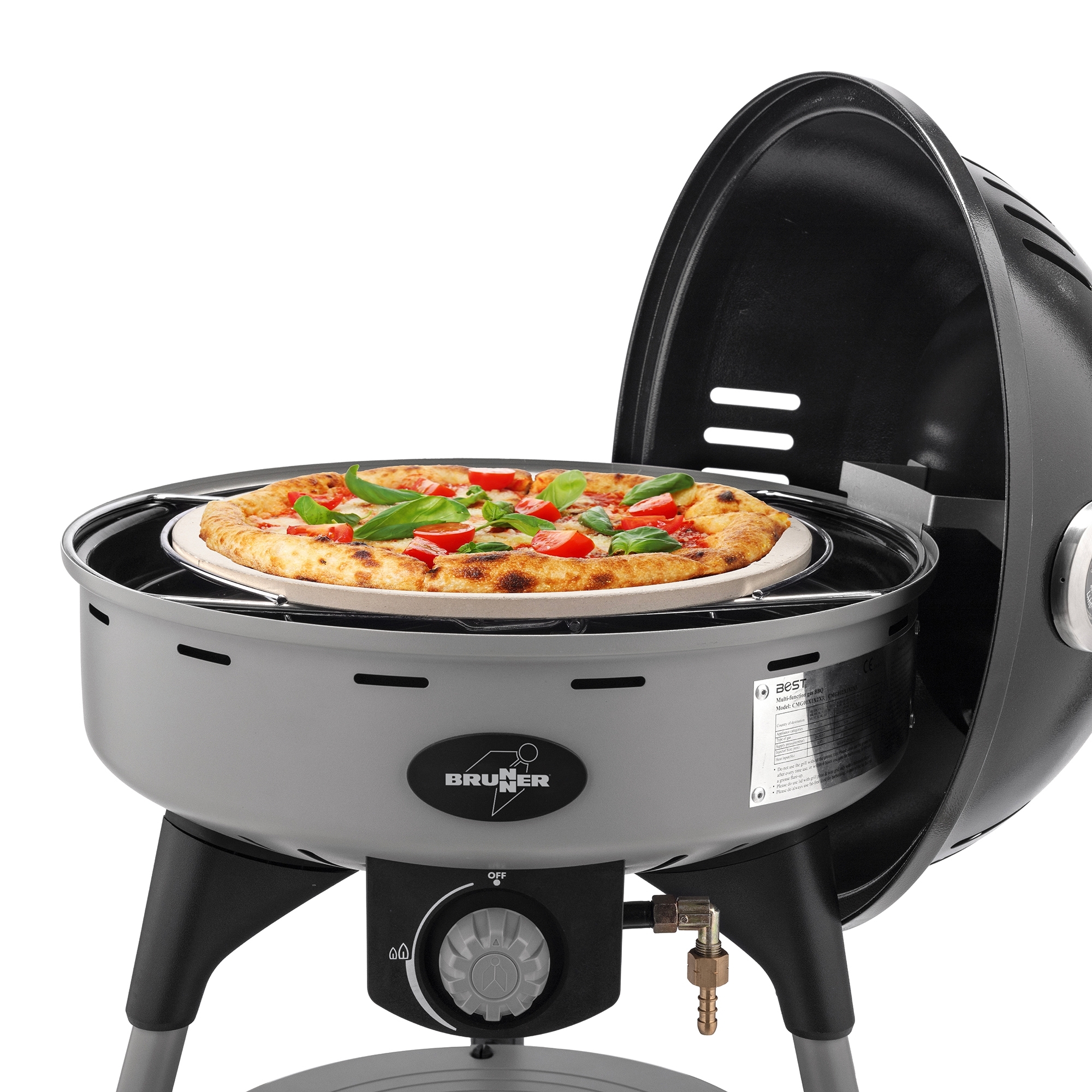Brunner runde Pizza Platte für BBQruiser Grill