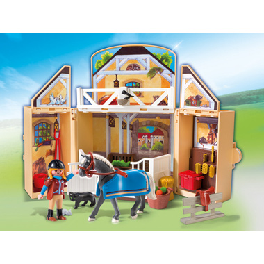 PLAYMOBIL Country speelbox paardenstal 5418