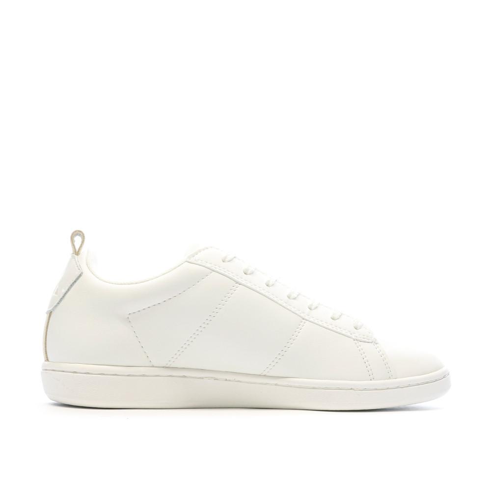 Le Coq Sportif Baskets Blanches/Beige Femme Le Coq Sportif Court Classic Premium Optical