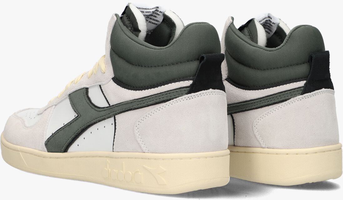 DIADORA witte diadora hoge sneaker magic basket demi cut