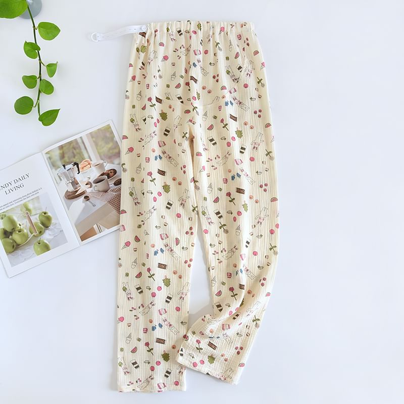 MelMount - Pyjamabroek met patroon
