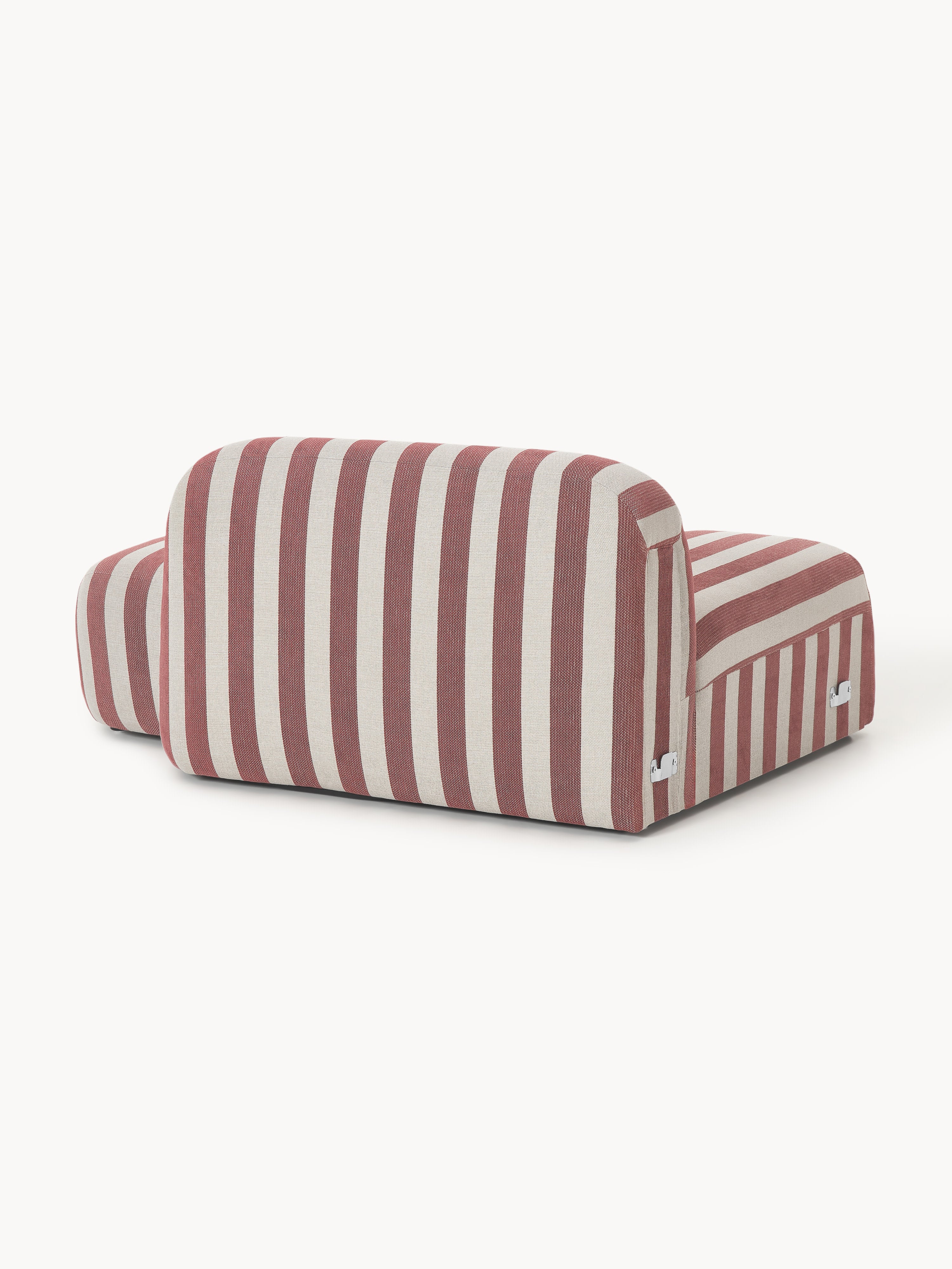 Gestreepte chaise longue module Wolke