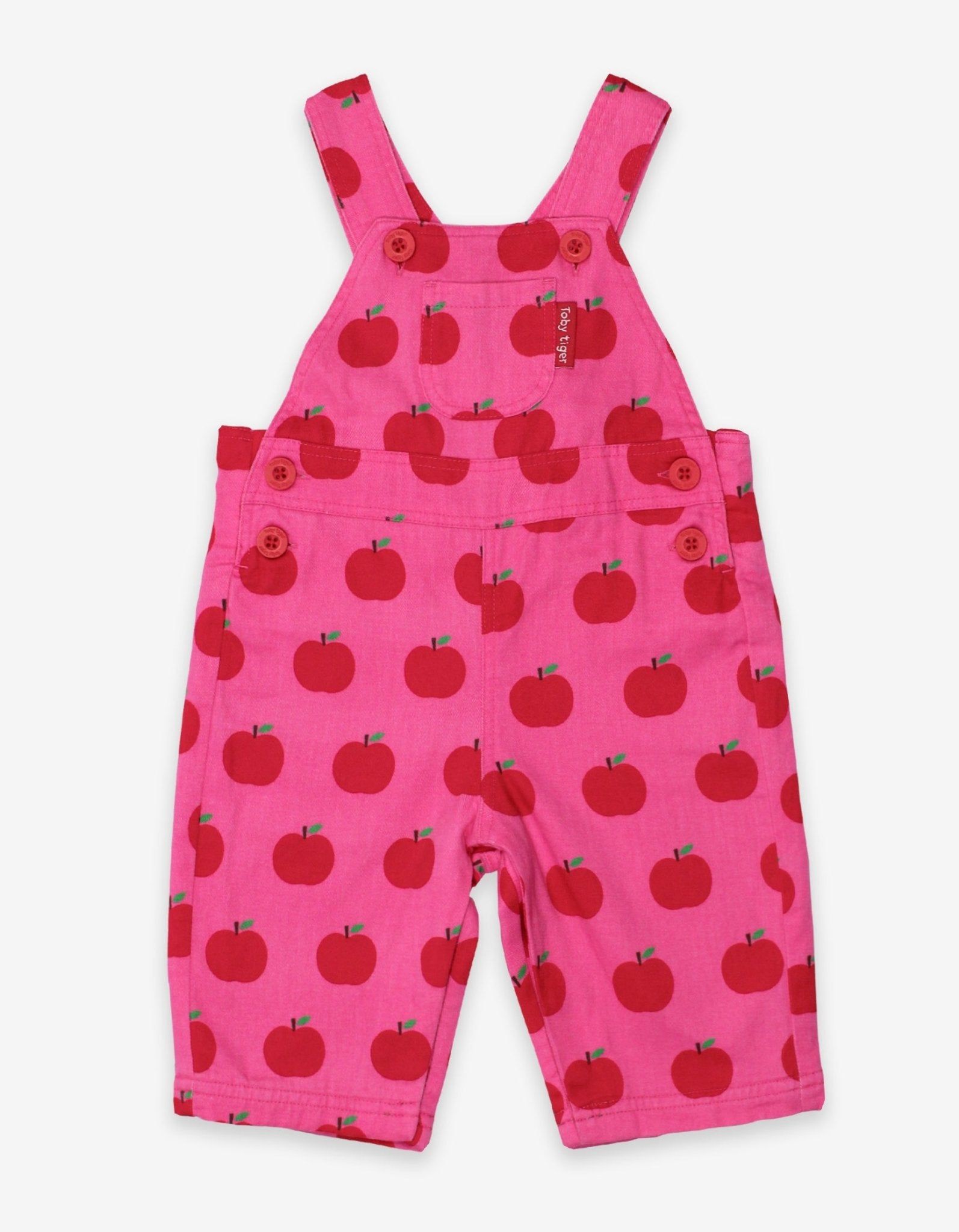 Toby Tiger Apfel Twill-Latzhose