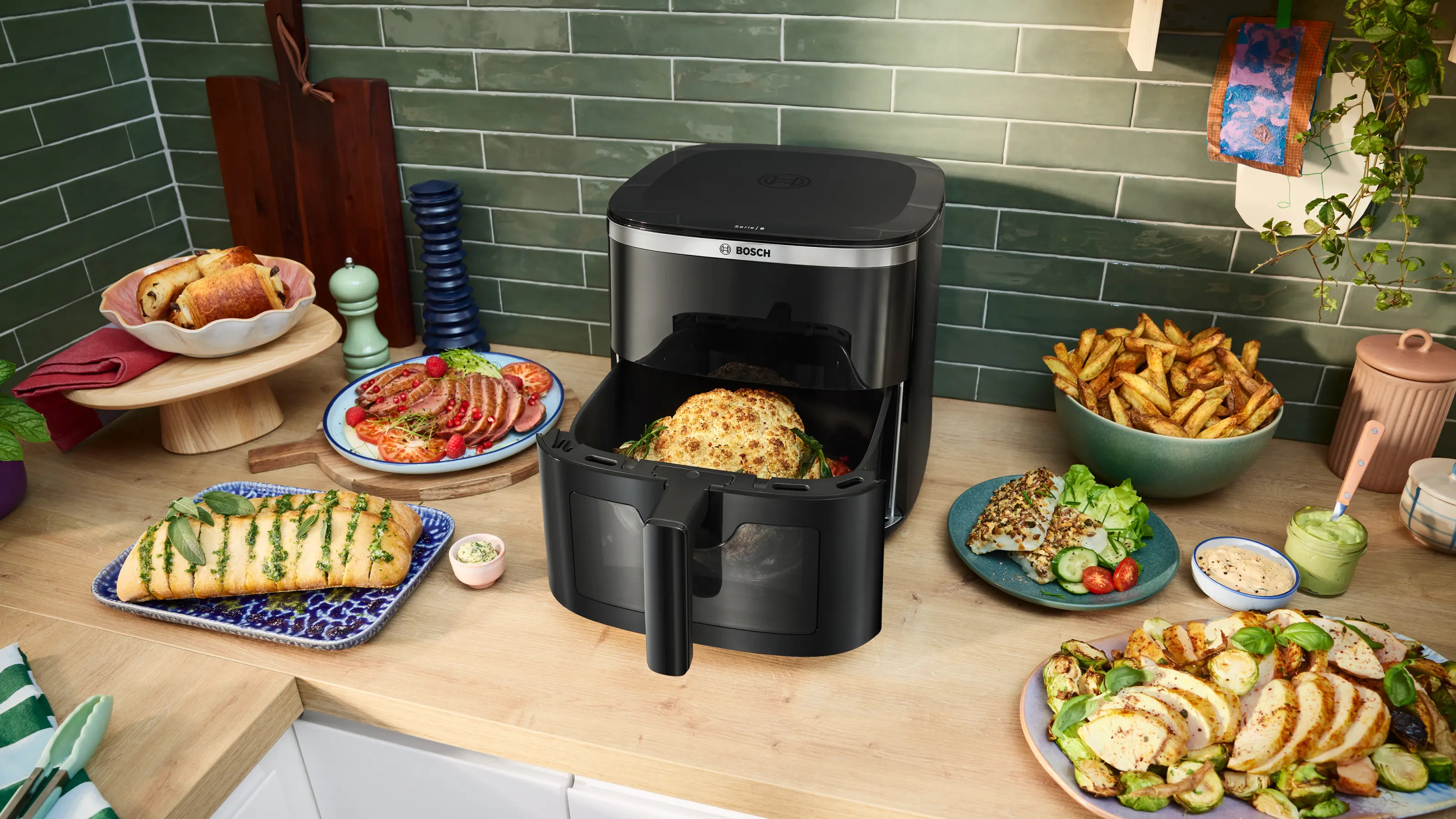 Serie 6 Air Fryer Zwart