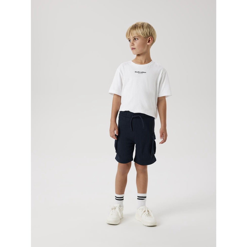 Køb Name It Dark Sapphire Ollie Cargo Shorts Noos