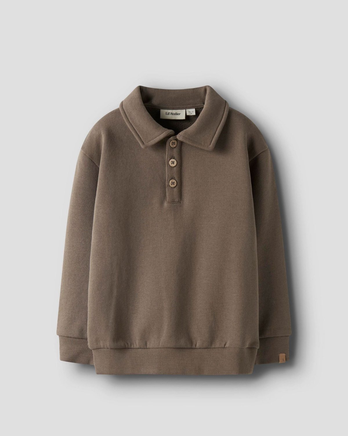 Genser M/ Polokrage Barn – Øko Jersey | NMMJOBO LIO LS LOOSE SWEAT LIL