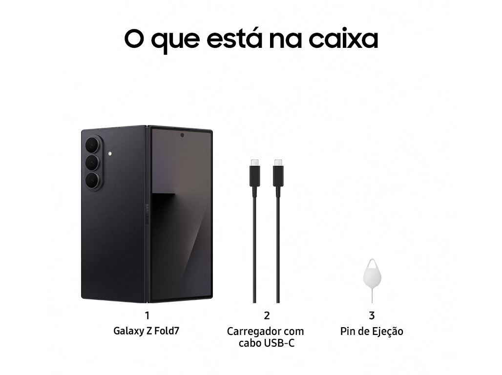 SMARTPHONE SAMSUNG GALAXY Z FOLD 7 1TB PRETO