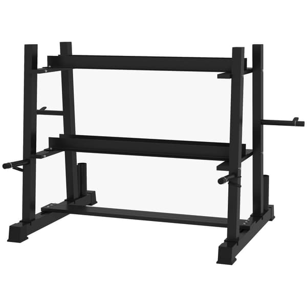 Manualstativ 3 Nivåer Opp Til 200 Kg Stål Sort 131X75X80 Cm