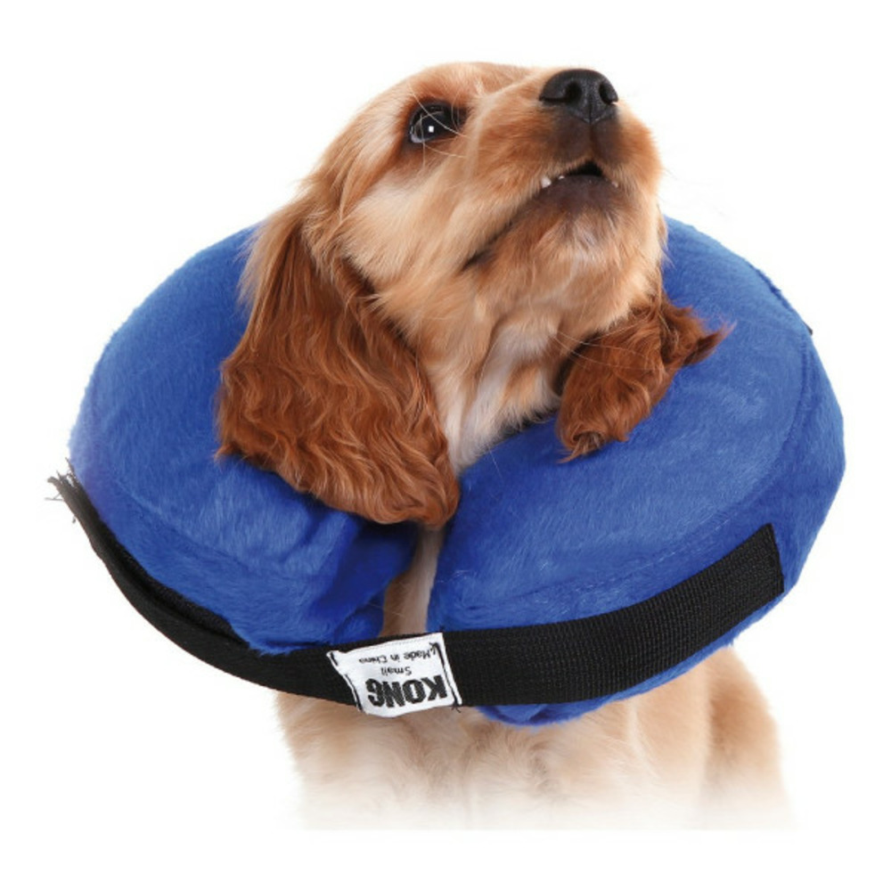 Collier de récupération pour chiens kong cloud bleu gonflable (15-25 cm)