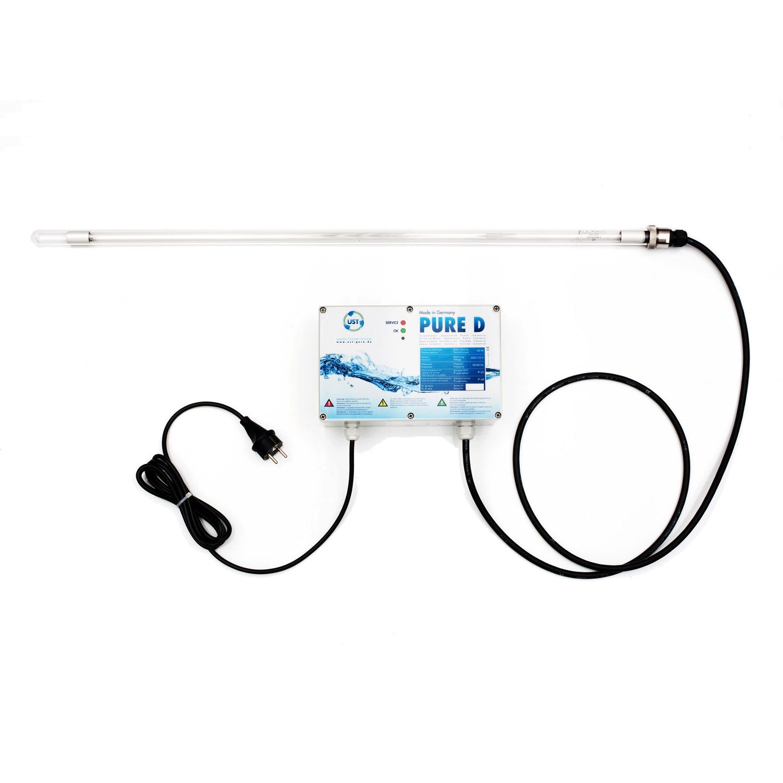 PURE D - UVC Anlage zur Trinkwasser Sterilisation
