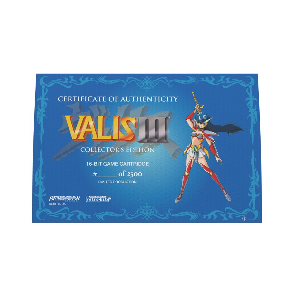 Valis III (Collector’s Edition)- Sega Mega Drive