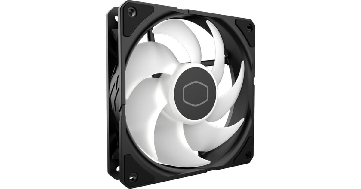 Cooler MasterSickleFlow Edge 120 ARGB Fan Kit case fans  (Zwart, 3 stuks, 120 x 120 x 25 mm, PWM, 3 stuks, met A1 Mini LED Controller)