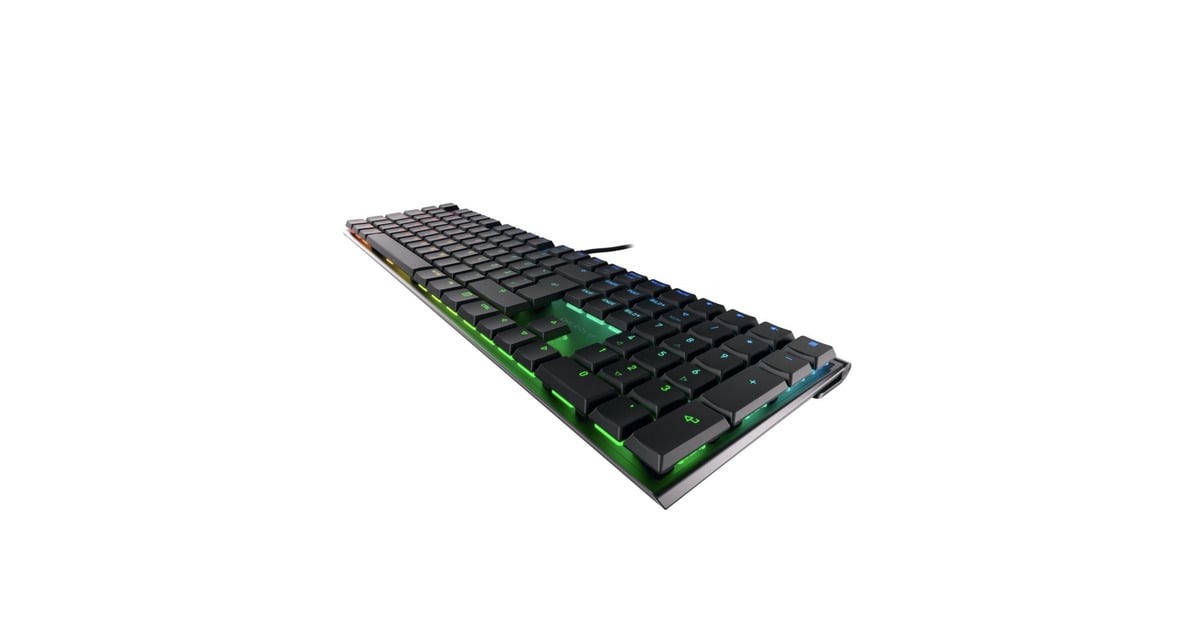 CHERRYMX 10.0N RGB, toetsenbord  (Zwart, EU lay-out (QWERTY), Cherry MX Low Profile Speed, RGB, ABS)