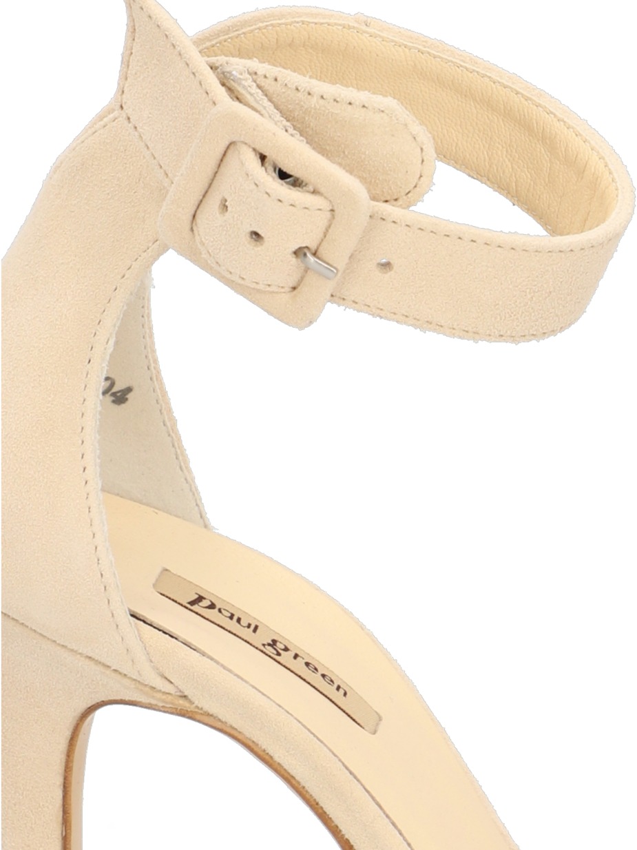 Veloursleder Sandale