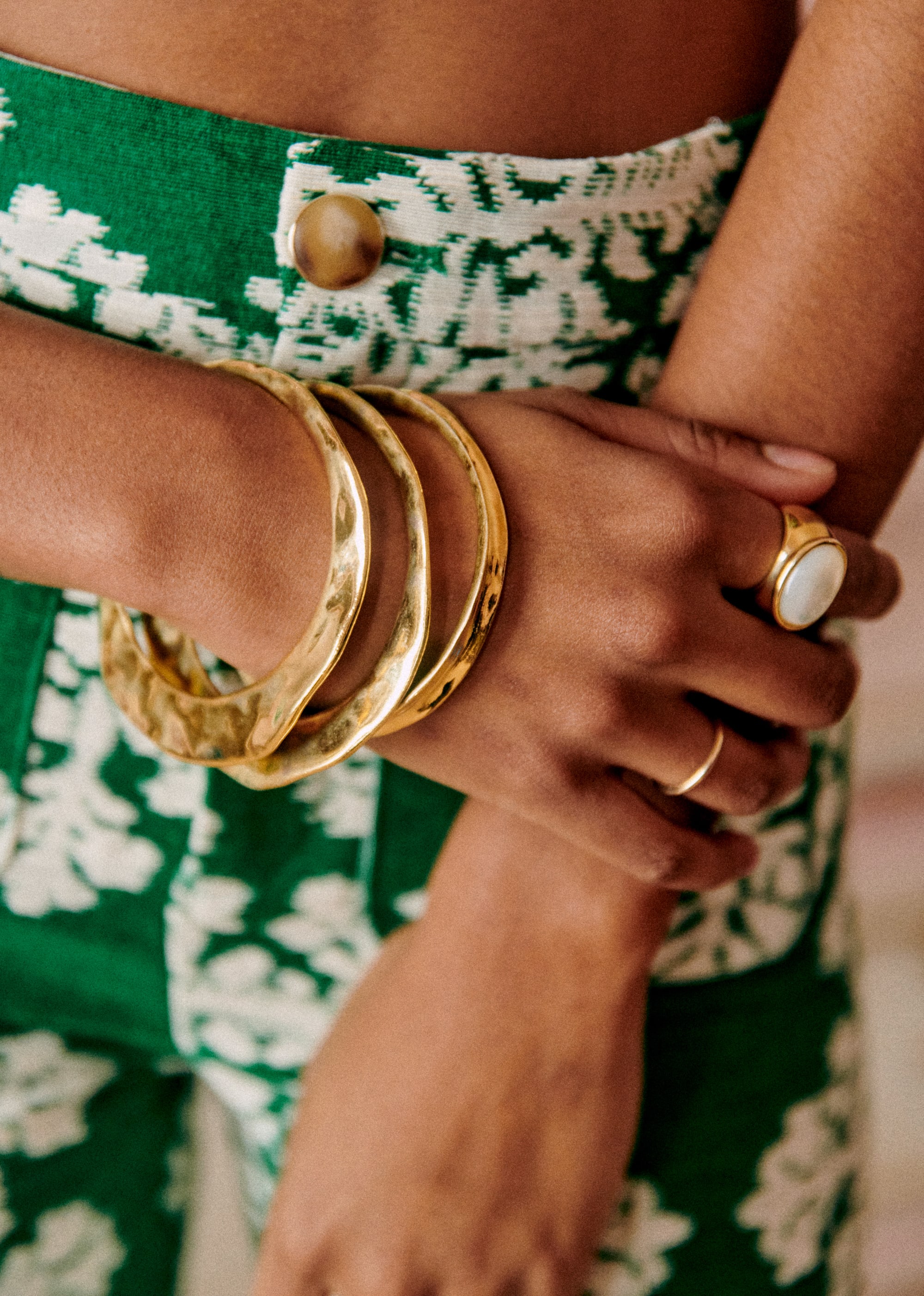 Bague Louise - Nacre doré - E-SHOP/BIJOUX Bracelets & Bagues 5905862