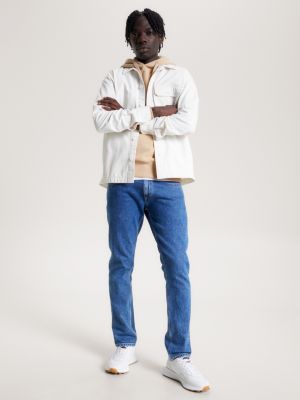Calça jeans Scanton Slim com costura desbotada