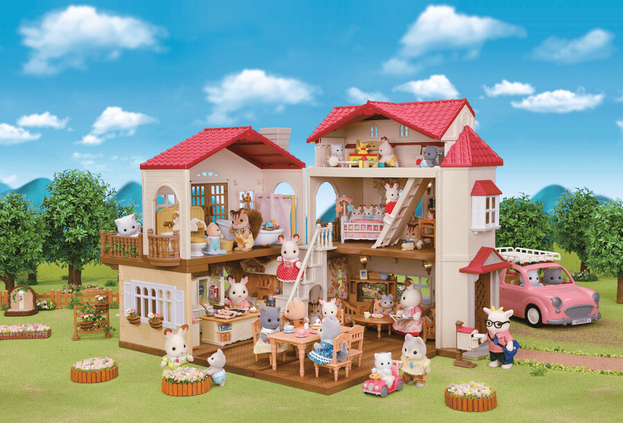 Sylvanian Families - Hus Med Lys Og Hemmeligt Loftsrum - 5708