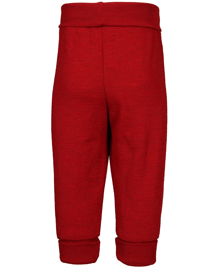 Woll-Schlupfhose ESSENTIAL BABY in rot melange