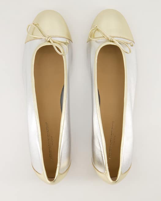 Konstantin Starke Roon Ballerinas in Gold