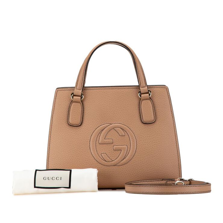 Gucci Vintage Gucci Tote Brown