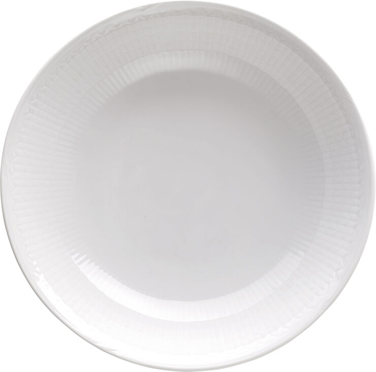Rörstrand Swedish Grace Dyb Tallerken 19 cm Snehvid Hvid