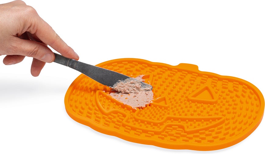 Beeztees likmat pompoen oranje 23 x 16,5 x 1 cm