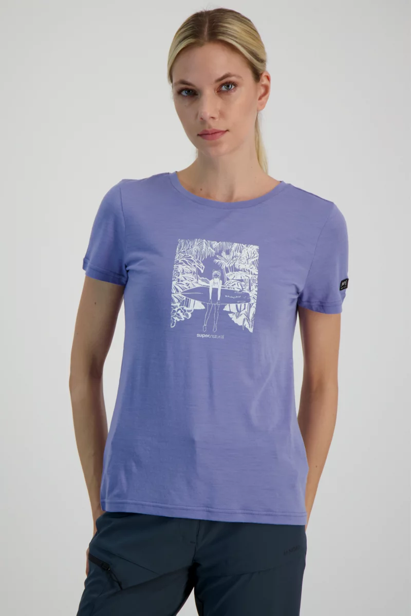 super.natural Wednesday's Spot Merino Damen T-Shirt