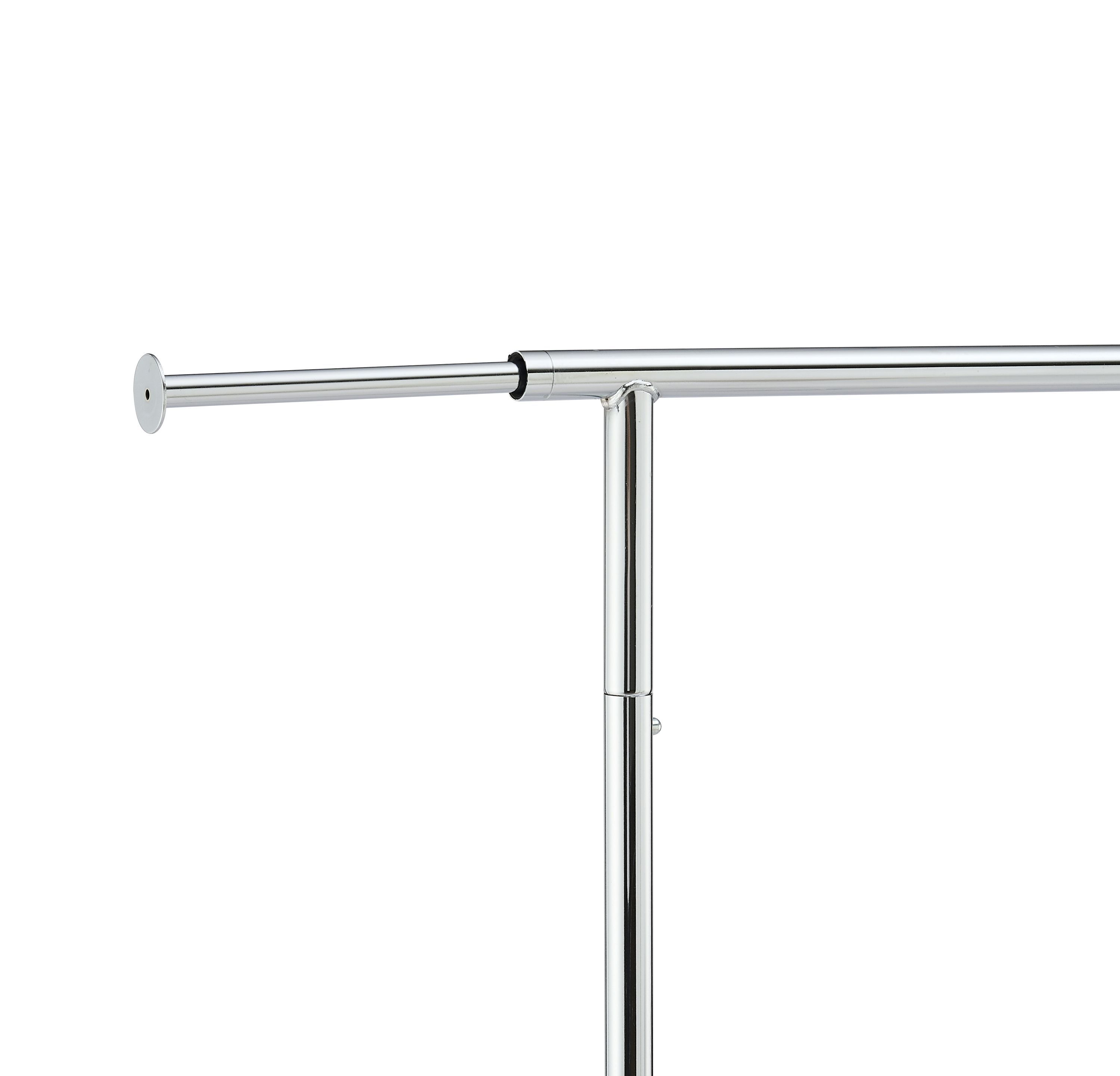 Kleiderständer 1 Stange bis 70 kg silber