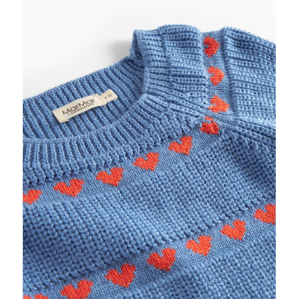 Køb MarMar Light Cotton Wool Pattern Heaven Hearts Torin Strik