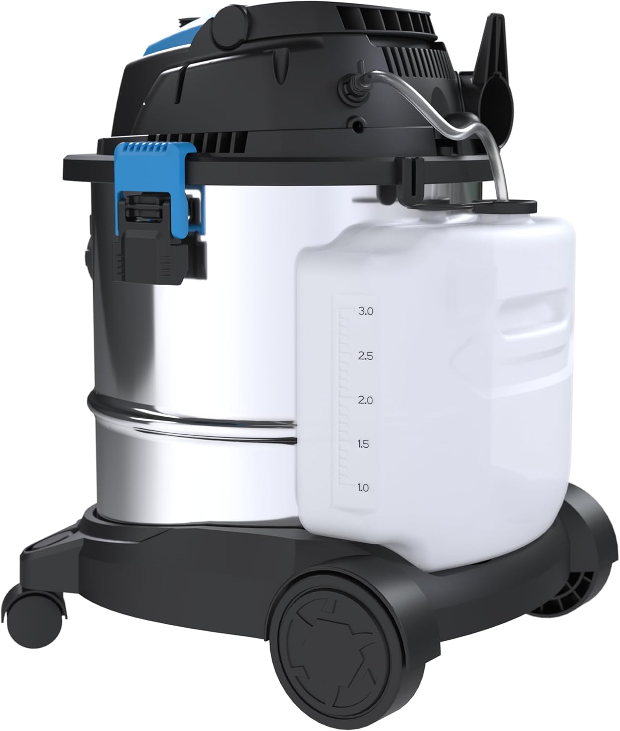 Güde Waschsauger GWS 1600-20 (1600 W, Nass- und Trockensaugen, Sprühen, Ausblasen, Filterreinigung, Edelstahlbehälter 20 l, max. Saugleistung 19 kPa, Luftvolumenstrom 100 m³/h, HEPA-Filter, Zubehör)