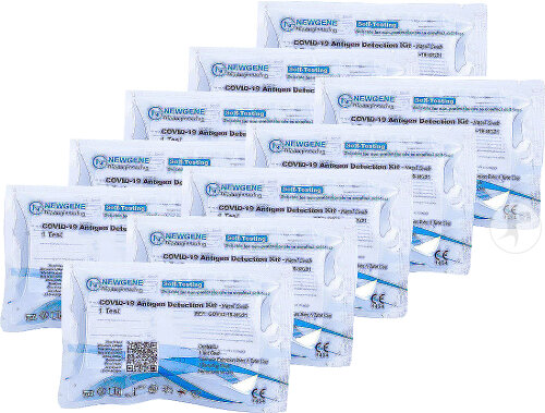 Newgene Kit Test Rapide Antigénique Sars-Cov-2/Covid-19 Pack 10 Pièces