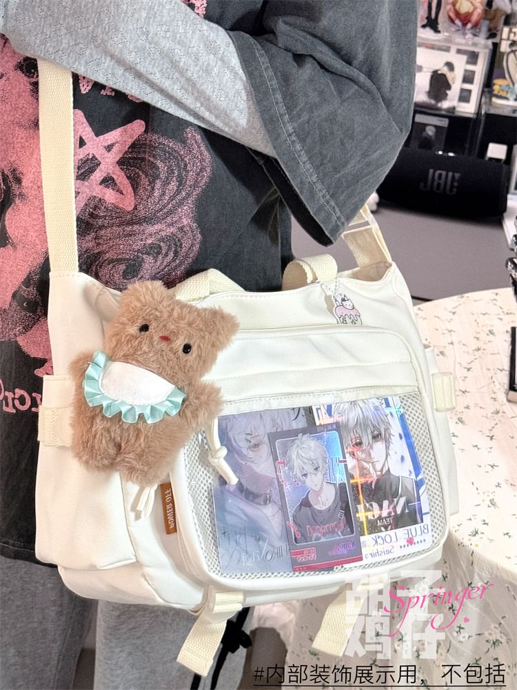 Anchara - Crossbody-draagtas met transparant paneel