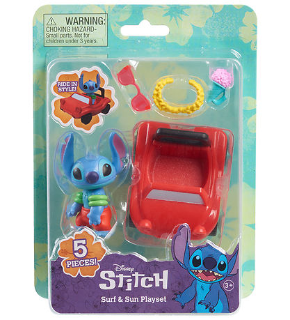 Disney Stitch Spielset - 5 Teile - Surf & So