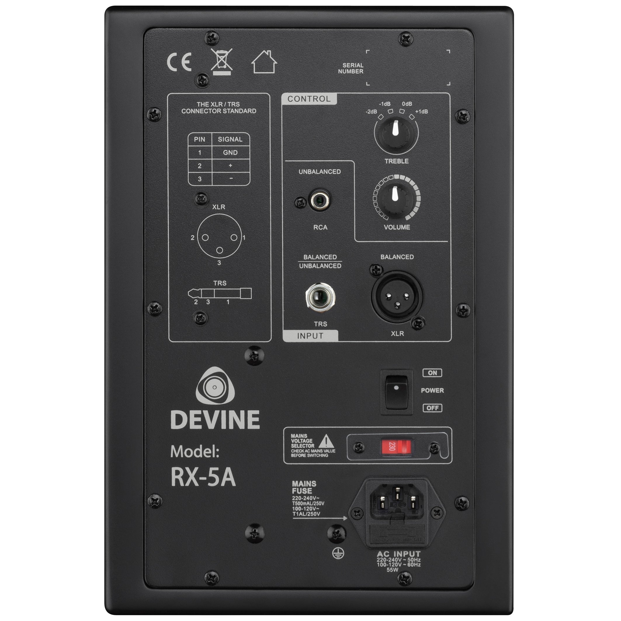 Devine RX-5A Black Set studiomonitoren