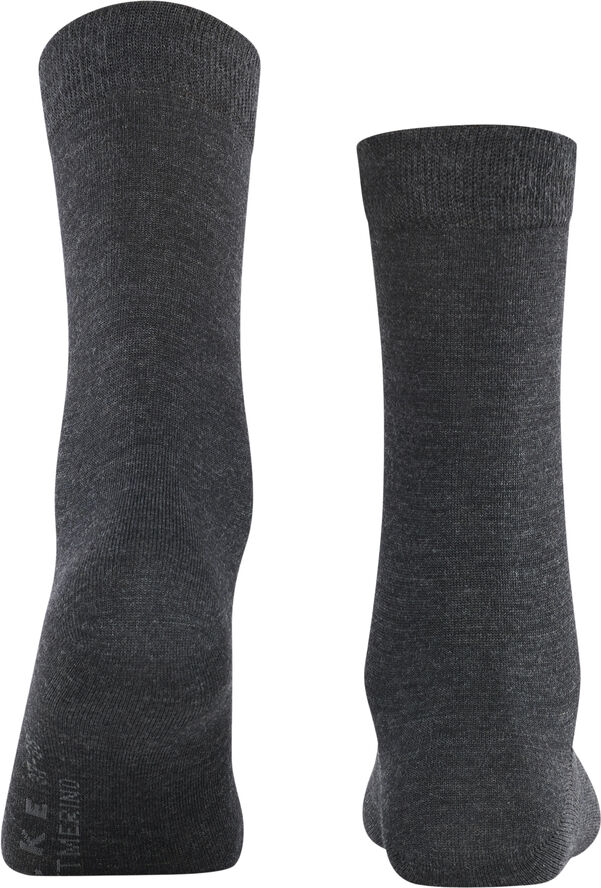 Falke Softmerino strømper Mørkegrå