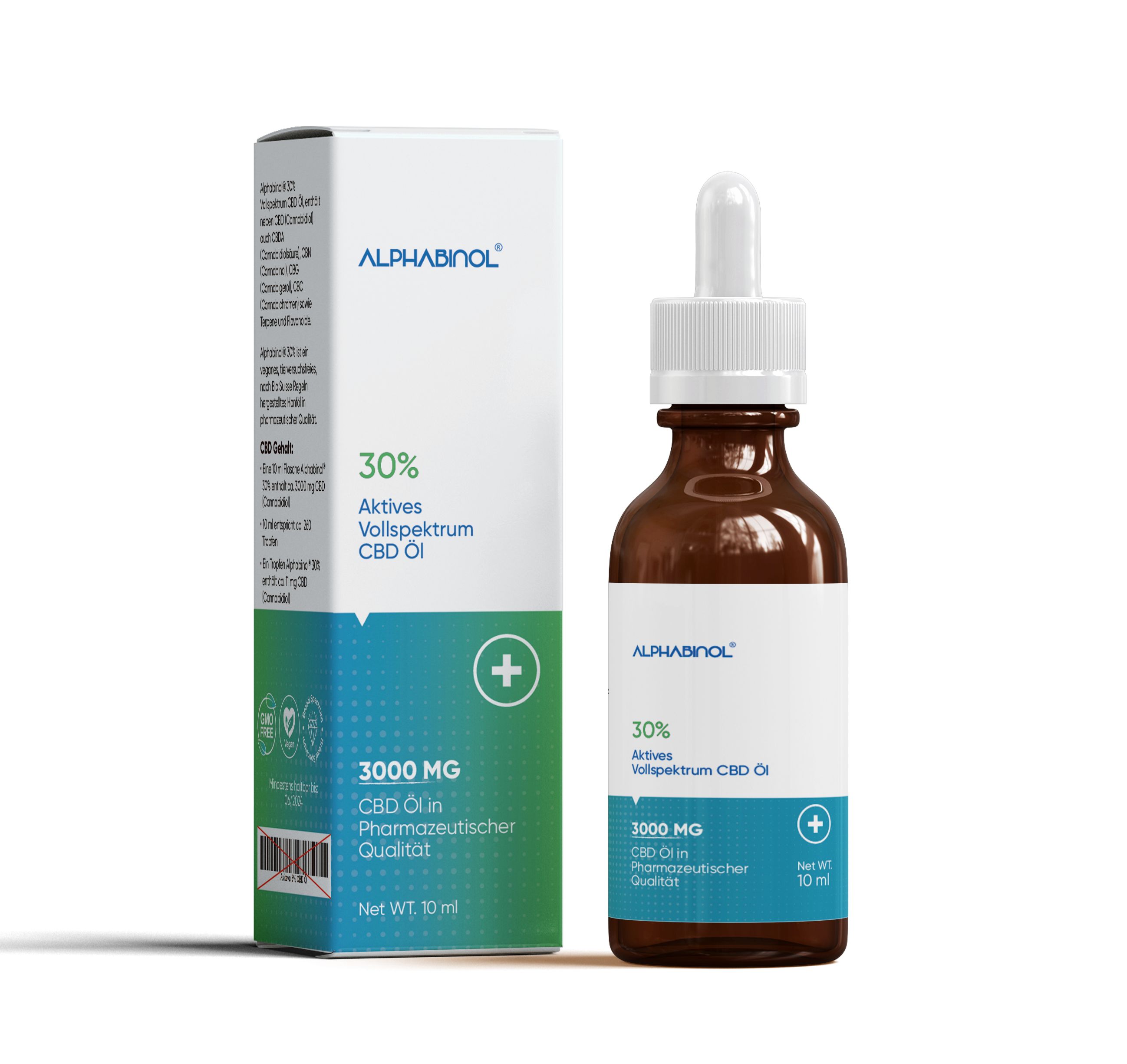 ALPHABINOL® 30% 3000 mg Premium Vollspektrum Öl