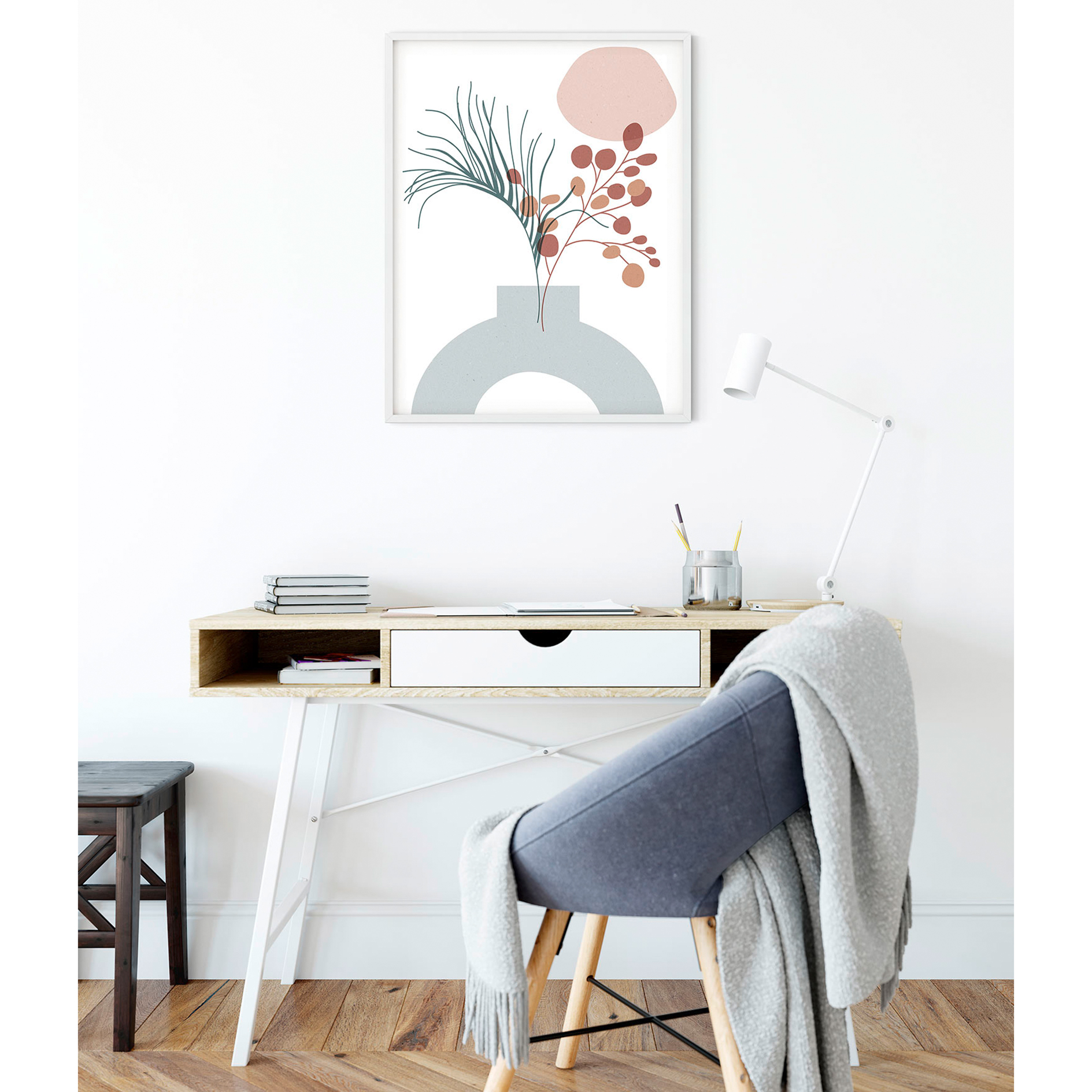 Wandbild BOHEMIAN VASE - 50x70 cm