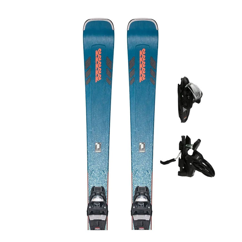 K2 DISRUPTION 78C W + ER3 10 COMPACT QUIKCLIK - Skis piste + Fixations Femme blue