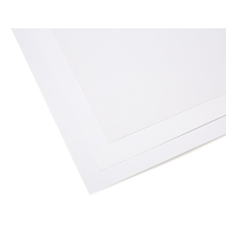 Papier/Karton weiß, matt gestrichen