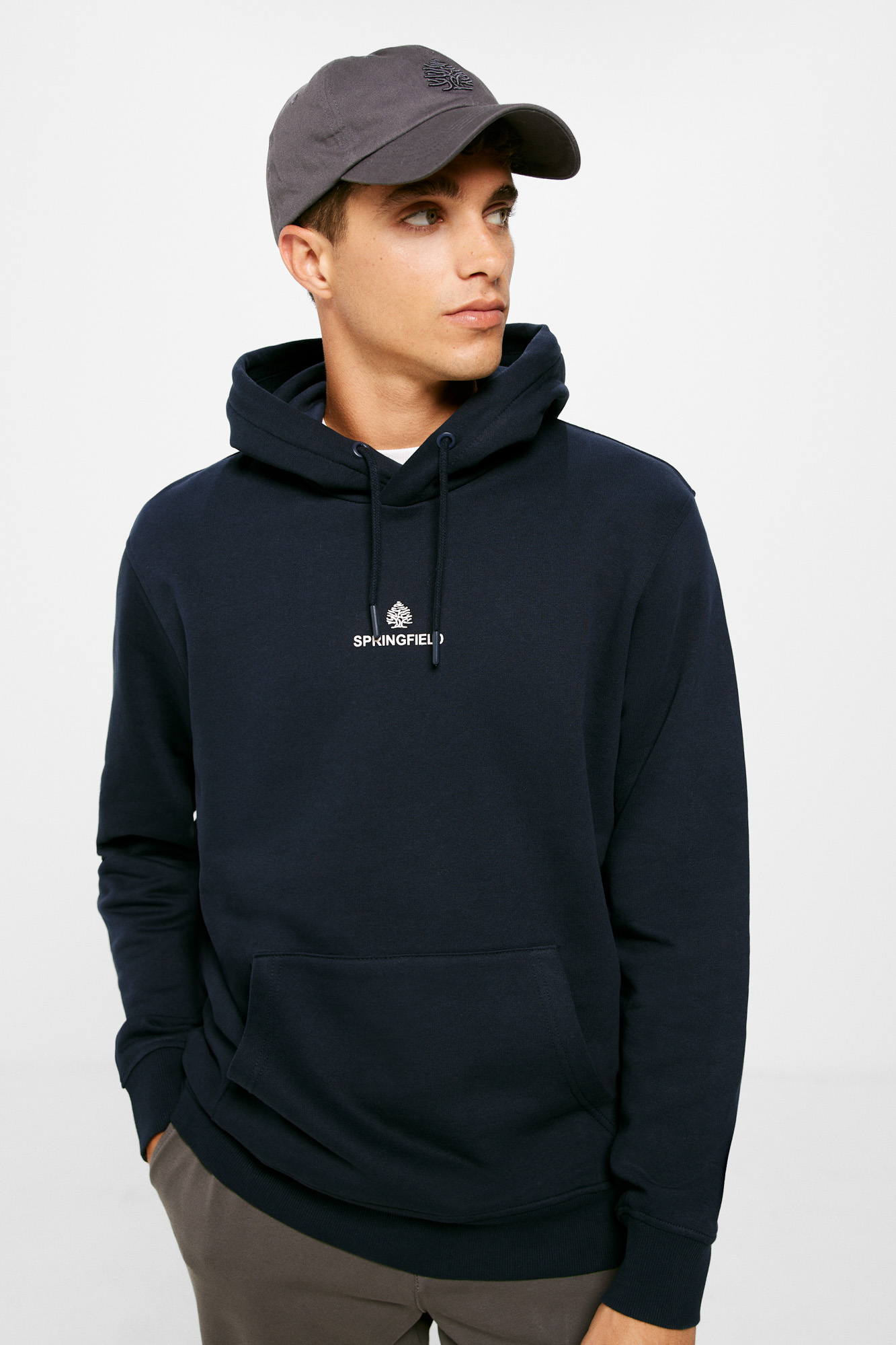 Moletom liso com logo