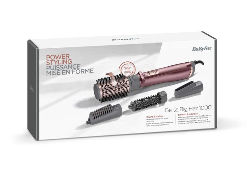 Babyliss Warmluftbürste Beliss Big Hair 1000 AS960E Rotierende Föhnbürste