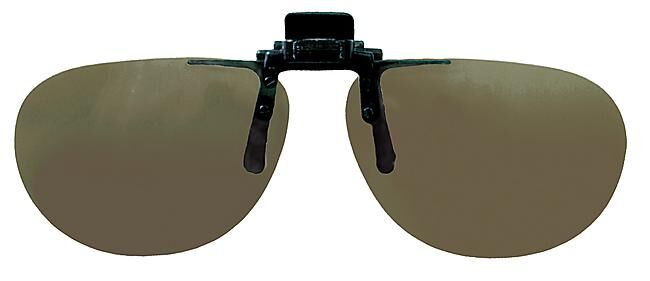 EUROPTECHNIC - ALO POLA BRUN CAT.3 SUR LUNETTE