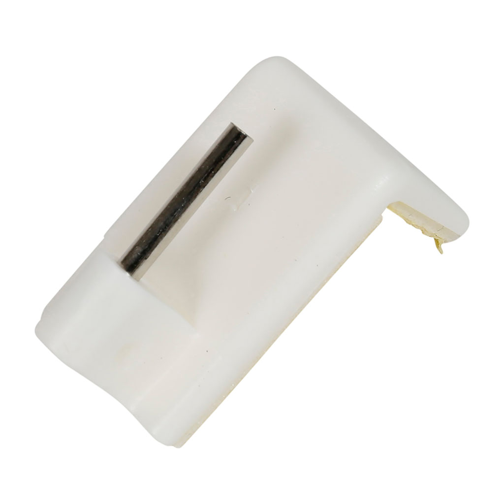 Lot de 4 supports adhésifs blancs spécial PVC