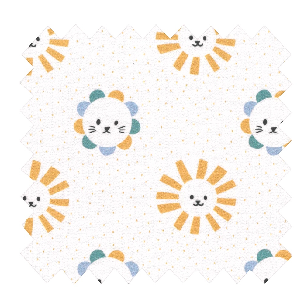 Coupon Tissu 50 Cm Lionceau
