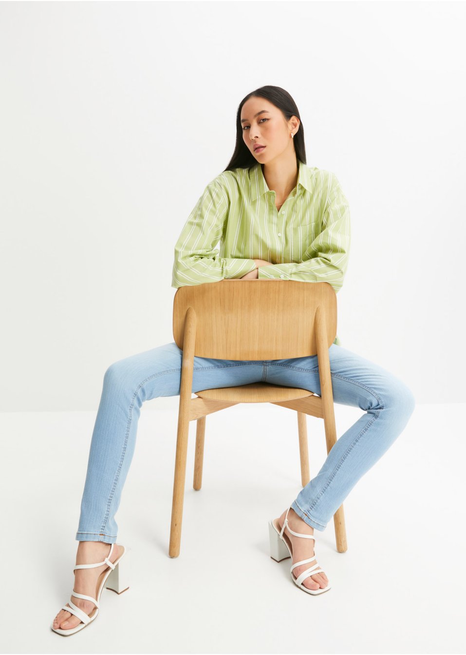 Jean Skinny taille moyenne, extensible