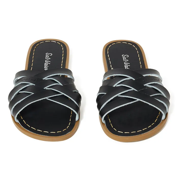 Salt-Water Sandales Retro Slide - Collection Femme  | Noir